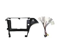 pour Toyota pour Prius 30 2009-2015 Façade D'autoradio 10 Pouces avec Lecteur MP5 Android Stéréo Et Système Stéréo 2 DIN(Frame with Cable)