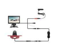 pour Toyota pour Proace 2007-2016 AHD 1080P Caméra Recul avec Feu Stop Voiture avec Moniteur Voiture 7 Pouces Caméras De Recul(Cigarette Lighter 12 V)