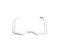 Pour Toyota Pour RAV4 XA50 2019 2020 2021 2022 2023 2024 Voiture Avant Rangée Porte-Gobelet Garniture Cadre Contrôle Central Autocollant(B Silver)