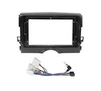 pour Toyota pour Reiz pour Mark X 2010-2013 9 Pouce Voiture Frame Fascia Adaptateur Boîte Canbus Décodeur Radio Tableau Bord Panneau Kit(Frame Cable-Bright)