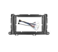 pour Toyota pour Sienna 2010-2014 Tableau Bord Cadre Auto Audio Multimedia Stéréo 9 Pouces Intérieur Android Video DVD Lecteur Fascia du Panneau Radio(Frame Cable-Gray)