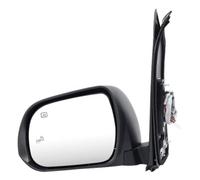 Pour Toyota Pour Sienna 2013-2017 6 Broches Rétroviseur Latéral Assemblage Manuel Pliable Angle Mort Rétroviseur Réglage Électrique Verre Rétroviseur Extérieur