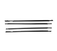 Pour Toyota Pour Wish 2010-2016 4Pcs/Set Bandes D'étanchéité Fenêtre Bandes D'étanchéité En Caoutchouc Noir Fenêtre Bandes Décoratives Voiture WEFOLEN