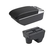 Pour Toyota Pour Yaris Boîte D'accoudoir Boîte D'accoudoir Voiture Boîte De Rangement Centrale Modification USB Charge Cendrier Accessoires De Voiture Voiture Accoudoir Boîte(B2 NO USB)