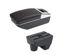 Pour Toyota Pour Yaris Boîte D'accoudoir Boîte D'accoudoir Voiture Boîte De Rangement Centrale Modification USB Charge Cendrier Accessoires De Voiture Voiture Accoudoir Boîte(A1 NO USB)