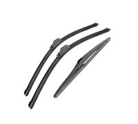 Pour TOYOTA Pour Yaris MK3 Hayon 2011 2012 2013 2014 2015 2016 2017 2018 2019 24 "+ 14" + 12 "balais D'essuie-glace Avant Arrière Brosses IENQBVL(RHD)