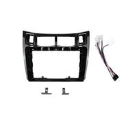 Pour Toyota Pour Yaris Pour Vitz 2005-2011 Kit Panneau Montage Tableau Bord Radio 9 Pouces Adaptateur Fascia Cadre Voiture cadre façade autoradio stéréo(Ensemble complet (UV noir))