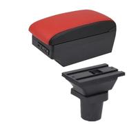 Pour Toyota Pour Yaris Pour Vitz 5dr Hayon 1998-2011 Boîte D'accoudoir Boîte De Rangement Centrale D'accoudoir De Voiture WEFOLCC(C red line 7USB)