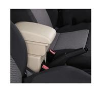 Pour Toyota Pour Yaris Pour Vitz 5dr Hayon 1998-2011 Boîte D'accoudoir Boîte De Rangement Centrale D'accoudoir De Voiture WEFOLCC(B Beige 3USB)