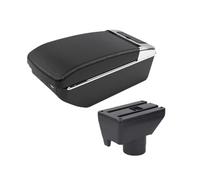 Pour Toyota Pour Yaris Pour Vitz Pour Vios 2011-2014 2015 2017 Boîte D’accoudoir Voiture Double Couche Grand Espace Magasin Central Boîte De Rangement D'accoudoir(A2 Black line 7 USB)