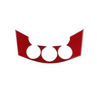 Pour Toyota RAV4 2006-2012 Accessoires Voiture Contrôle Central Climatisation Interrupteur AC Bouton Panneau Décor Cadre Couverture Garniture(Red)