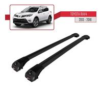 Pour Toyota RAV4 2013-2018-2023 Barres de Toit ACE-1 Railing Porte-Bagages de voiture / Noir