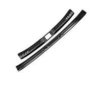 pour Toyota RAV4 XA50 2019-2021 2022 2023 Couverture De Coffre De Voiture Protection Intérieure du Hayon Pare-Choc Arrière Plaque De Seuil Pédale(2 PCS Noir)