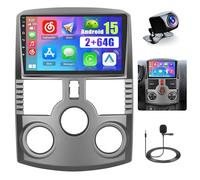 pour Toyota Rush Daihatsu Terios 2006-2016, 2+64GB Android Autoradio Wireless Carplay Android Auto 9 Pouces écran Poste Radio Voiture Bluetooth avec GPS, Caméra de Recul, FM RDS Radio, WiFi, EQ