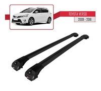 Pour Toyota Verso 2009-2018 Barres de Toit ACE-1 Railing Porte-Bagages de voiture / Noir