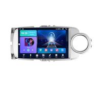pour Toyota Yaris 2012-2017 Autoradio Android 11 9 Pouces Écran Tactile Intégré Carplay Android Auto Support Dab HiFi BT 5.0 FM AM DSP RDS Commande Au Volant Caméra De Recul(B,4G+64G M500S)
