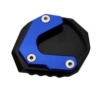 Pour Transalp 750 XL 750 2023-2024 Rehausse De Béquille Latérale CNC Plaque De Support Agrandie POMPOMPUR(Blue)