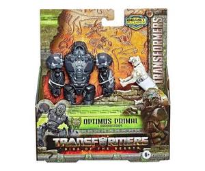 pour Transformers Optimus Primal et arrowstripe Beast Alliance : Robot Transformable en Animal Sauvage - 2 Figurines + Carte