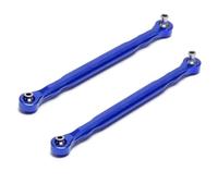 Pour Traxxas 1/5 Pour X-maxx 77076-4 77086-4 Alliage D'aluminium CNC 7748 Tiges Direction Servo Avant Liens D'orteil Gauche Droite Pièces Voiture RC Modèles Bielle Rc(Blue)