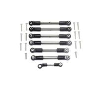 Pour Traxxas 1/7 XO-1 1/10 Pour Rustler Pour Hoss Pour Stampede Pour Slash 4x4 Pour VXL Kit Complet Biellettes Direction Métal 5539 6742 3643 3644 Pièces Biellette RC