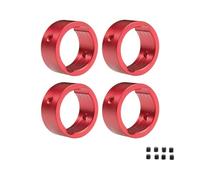 Pour Traxxas 4 Roues Motrices Pour XRT 8S-78086-4 1/6 Coupelle Joint Renforcée Alliage D'aluminium Transmission Extérieure Accessoires Mises À Niveau Voiture RC Pièces De Voiture(Red)