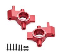 Pour Traxxas 4 TEC 1/10 Kit De Coupelle De Direction Avant En Métal Voitures Tout-terrain Télécommandées À Chenilles Mise À Niveau Des Pièces Et Accessoires Remplacement RC Coupelle Direction(Red)