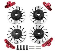 pour Traxxas 4-Tec pour Mustang 1/10 Rc Pièces Mise À Niveau Voiture 4 Pièces/Ensemble Moyeu D'entraînement Disque Frein Mental Alliage D'aluminium Décoratif ModèLes RéDuits Rc