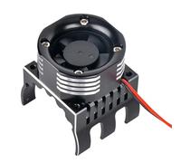 pour Traxxas pour E-Maxx pour E-Revo pour Summit pour Arrma 1/10 pour Kraton pour Talion pour Typhon 1/8 Moteur 42mm Dissipateur Thermique avec Ventilateur Éclairage Accessoires RC