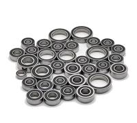 Pour Traxxas Pour E-Revo 2.0 Pour VXL 1/10 Kit Complet Roulements Pré Graissés Noirs Scellés 33 Pièces Version Sans Balais Modèle Réduit Voiture RC Kit PièCes Roulement