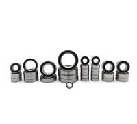 Pour Traxxas Pour E-Revo ERevo 2.0 Pour VXL 1/10 RC Car Brushless Kit De Roulements Complet 32 pièces En Caoutchouc Noir Scellé Pré-graissé En Acier Chromé RC Roulement Billes