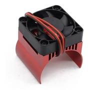 Pour Traxxas Pour E-Revo Pour E-Maxx Pour Summit 1/10 Pour Arrma Kraton Pour Talion Pour Typhon 1/8 Moteur Refroidissement Dissipateur Thermique Voiture RC Remplacement PièCes Rc(Red)
