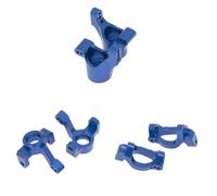 pour Traxxas pour LaTrax pour Teton 1/18 Pièces Mise Niveau Voiture Télécommandée 6 Bloc Direction Avant en Métal Roulette pour Porte Essieu Arrière RC Améliorations Modèles