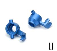 Pour Traxxas Pour Maxx 4S 89076-4 89086-4 1/10 8932 Blocs Direction À Roulettes Avant C-hub 8937 Pièces Mise À Niveau Voiture RC Aluminium PièCes Coupe Direction Rc(Blue,Steering)