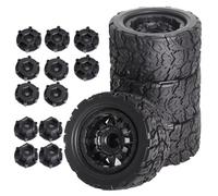 Pour TRAXXAS Pour MAXX Pour ARRMA Pour Granite Pour KRATON 1/10 4pcs 110mm Monster Stunt Truck Pneu 12mm 14mm Hex RC Composants