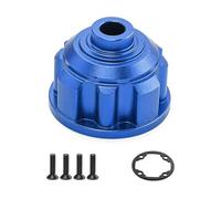 Pour Traxxas Pour MAXX Pour SLASH 1/10 Pour 2.0 Pour WIDEMAXX 1/8 Boîtier De Différentiel Métallique Carter Voiture RC Pièces Accessoires Mise À Niveau PièCes Rc(Blue)