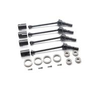 pour Traxxas pour Maxx pour Widemaxx 1/10 4 Pièces Avant Arrière Acier Rallonge Coupe CVD Arbre Transmission Pièces Mise À Niveau Voitures Télécommandées D'entraînement Arbre