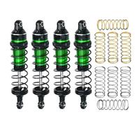 Pour Traxxas Pour Mini Pour Maxx 107154-1 Pour Mini Pour Xrt-108076-1 7075 87 Mm Amortisseurs Avant Et Arrière Alliage Métallique 3760 10765 Pièces Amortisseurs RC(Green)