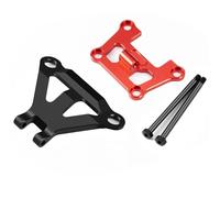 Pour Traxxas Pour Mini Pour Maxx 2S 1/16 Pièces Rechange Pour Voiture RC Renfort Cloison Arrière En Alliage D'aluminium Support Pare Chocs Avant Etc RC Crawlers Pièces(Red)