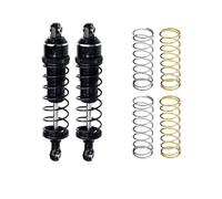 Pour TRAXXAS Pour MINI Pour MAXX Pour MINI Pour XRT GPM HD 87mm #3760#10765 Tout Alliage Aluminium Avant Arrière Réglable Amortisseur À Ressort Amortisseur Pièces Amortisseurs RC(Black)