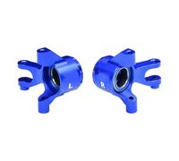 Pour Traxxas Pour Mini Pour Maxx Pour XRT-108076-1 GPM Alliage D'aluminium 7075 Blocs Direction Avant Roulement Surdimensionné Pièces Détachées Voitures RC Pièces FuséE D'Essieu Rc(Blue)
