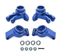 Pour Traxxas Pour Mini Pour Maxx Pour Xrt Metal Blocs Direction Pour Porte-fusées Supports D'essieu Camion Monstre Pièces D'amélioration Pièces FuséE D'Essieu Rc(Blue,1set)