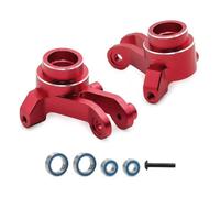 Pour Traxxas Pour Mini Pour Maxx Pour Xrt Metal Blocs Direction Pour Porte-fusées Supports D'essieu Camion Monstre Pièces D'amélioration Pièces FuséE D'Essieu Rc(Red,Steering Block)