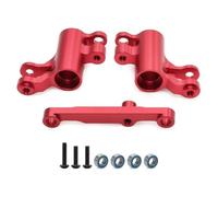 Pour Traxxas Pour Mini Pour Maxx Pour XRT Monster Truck Alliage D'aluminium Leviers De Renvoi Direction Assemblage 10743 Voiture Pièces Mise À Niveau Accessoires Parti RC(Red)