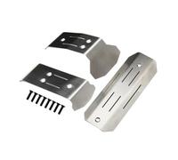 pour Traxxas pour Mini pour Maxx Rc Voiture Plaques Protection Châssis Avant Et Arrière en Acier Inoxydable Anti-Collision Pièces Rechange Rustpro Accessoires Rc