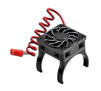 Pour TRAXXAS Pour Mini Pour XRT Pour Maxx Ventilateur Refroidissement Haute Vitesse Voiture RC 18000 Tr/min Moteur 36 Mm Accessoires Mise À Niveau RC Crawlers Modèles(Black)