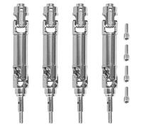 Pour Traxxas Pour Mini Pour XRT Pour VXL-3s 108076-1 1/16 4 Pièces Arbres D'entraînement CVD Acier Inoxydable 99MM Accessoires Pièces Mise À Niveau Voiture RC RC Mise Niveau Modèles(Silver)