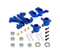 Pour Traxxas Pour Slash 1/10 Roulette Aluminium 4x4 Moyeu C Bloc Fusée D'essieu Roulement À Billes Réparations Voitures Radiocommandées Accessoires Modification Composants Rc(Blue)