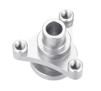 Pour Traxxas Pour Slash 2WD 1/10 Alliage D'aluminium Support Boîte Vitesses À Embase Fixe Avec Éliminateur Slipper RC Pièces D'amélioration Pour Buggy Camion Composants(Silver)