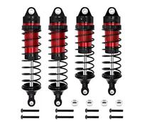 Pour Traxxas Pour Slash 2wd 4x4 Pour Hoss Pour Rustler Pour Vxl Pour Bandit Pour Nitro Pour Stampede 1/10 Huile Kit Amortisseur Choc Modèles Amortisseurs RC(Black Red)