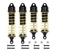 Pour Traxxas Pour Slash 2wd 4x4 Pour Hoss Pour Rustler Pour Vxl Pour Bandit Pour Nitro Pour Stampede 1/10 Huile Kit Amortisseur Choc Pièces Amortisseurs RC(Black Gold)